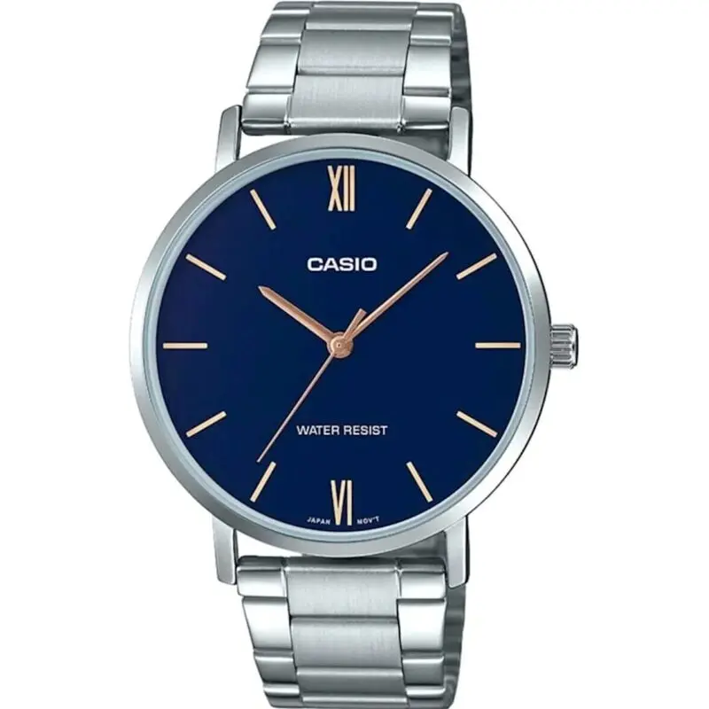 Casio Collection Minimal - Petrol Blue (LTP-VT01D-2BUDF) Women WATCHES