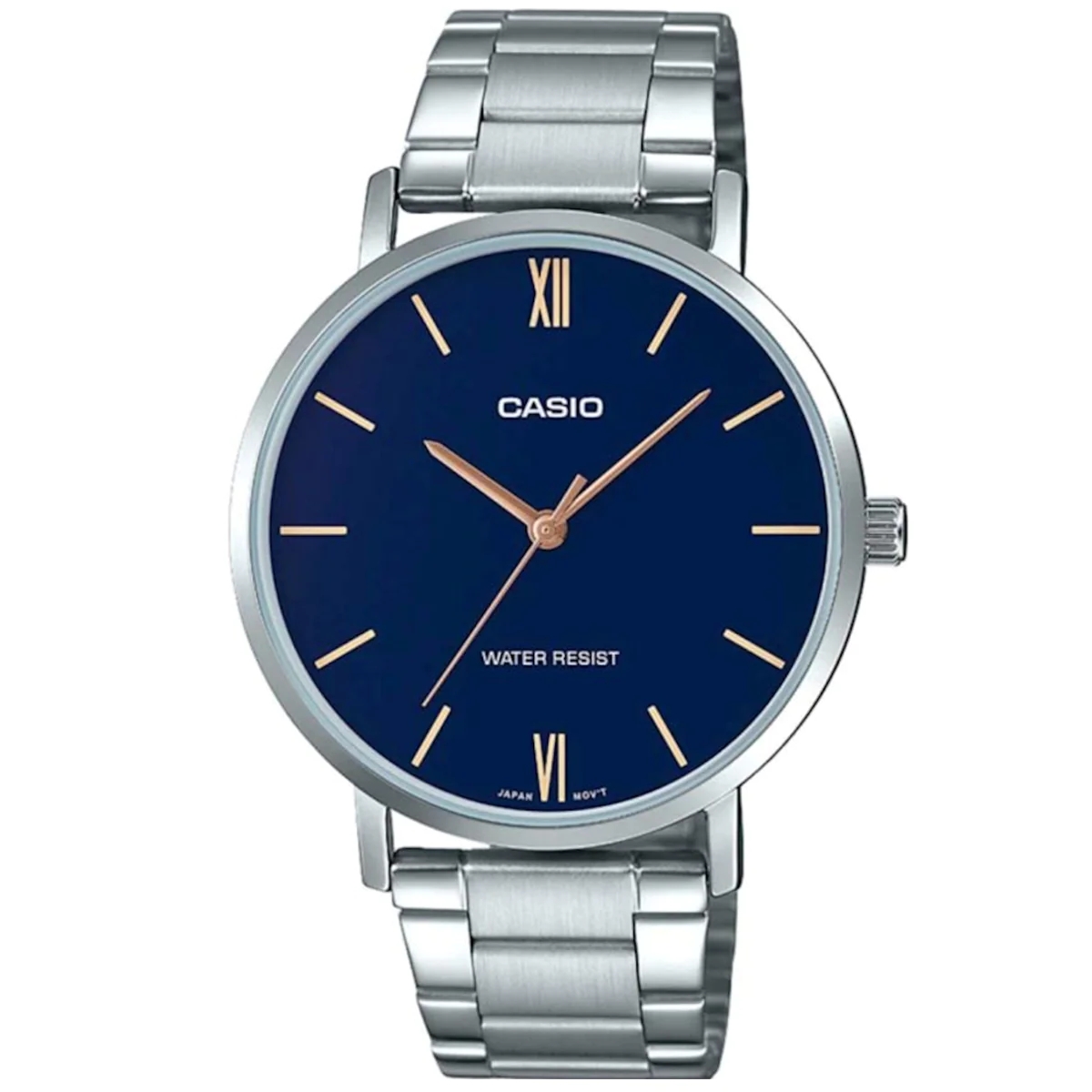 Casio Collection Minimal - Petrol Blue (LTP-VT01D-2BUDF) Women's Watch