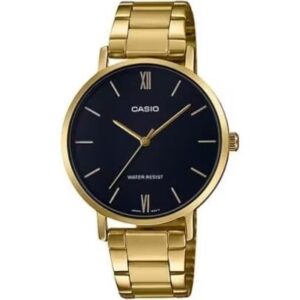 Casio Collection Minimal Gold - Black (LTP-VT01G-1BUDF) Women WATCHES