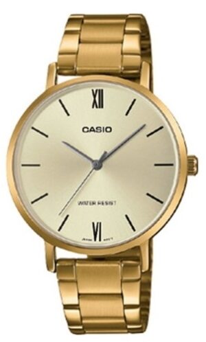 Casio Collection Minimal Gold - Gold (LTP-VT01G-9BUDF) Women's Watch