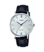 Casio Collection Minimal. Leather - Silver (LTP-VT01L-7B1UDF) Women's Watch