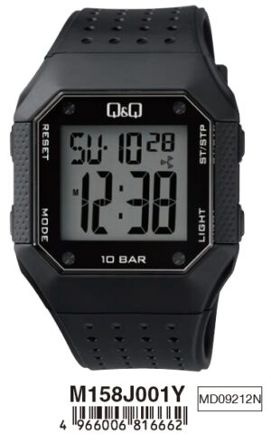 Q&q Gent Digital Multifunction (M158J001Y) Men's Watch