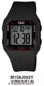 Q&q Gent Digital Multifunction (M158J002Y) Unisex Watch