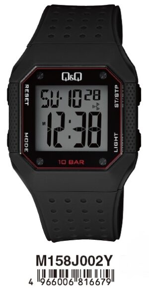 Q&q Gent Digital Multifunction (M158J002Y) Unisex Watch