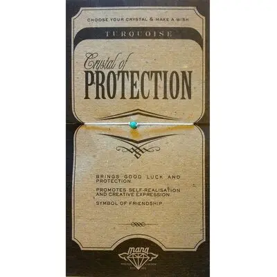 Mana Turquoise/protection - 5pcs (MANAENGC02) Unisex JEWELRY