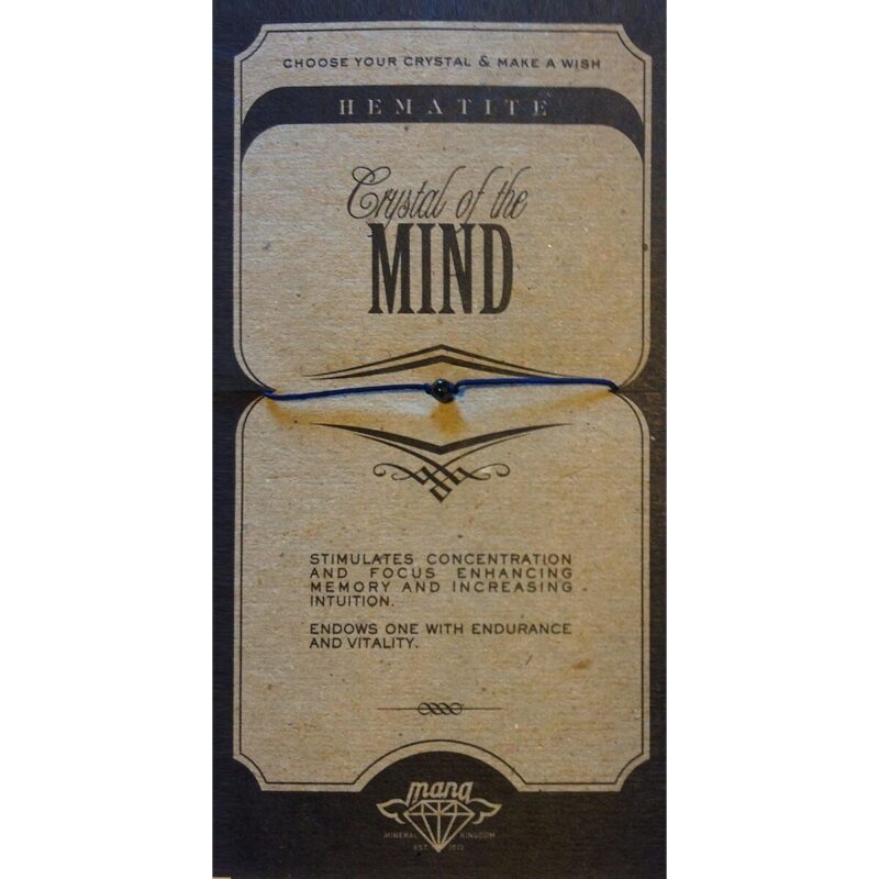 Mana Hematite/mind - 5pcs (MANAENGC03) Unisex JEWELRY