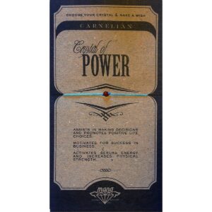 Mana Carnelian/power - 5pcs (MANAENGC04) Unisex JEWELRY