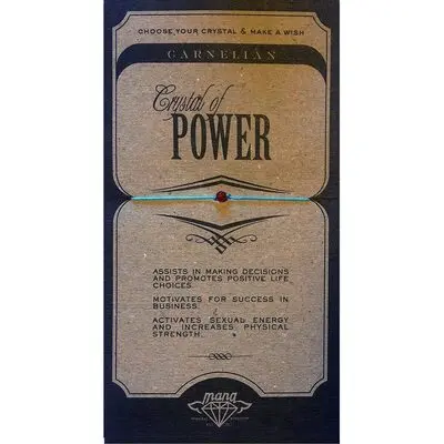 Mana Carnelian/power - 5pcs (MANAENGC04) Unisex JEWELRY