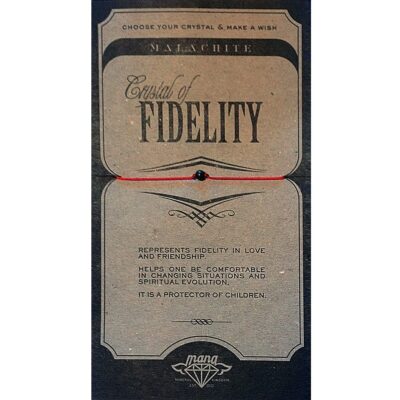 Mana Malachite/fidelity - 5pcs (MANAENGC05) Unisex JEWELRY