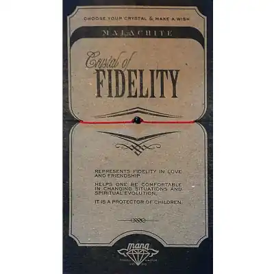 Mana Malachite/fidelity - 5pcs (MANAENGC05) Unisex JEWELRY