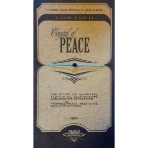 Mana Lapislazuli/peace - 5pcs (MANAENGC07) Unisex JEWELRY