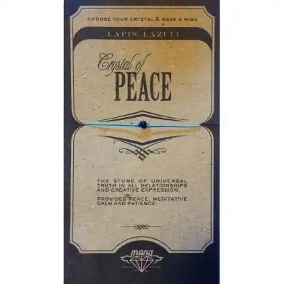 Mana Lapislazuli/peace - 5pcs (MANAENGC07) Unisex JEWELRY