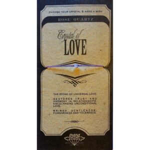 Mana Rosequartz/love - 5pcs (MANAENGC08) Unisex JEWELRY
