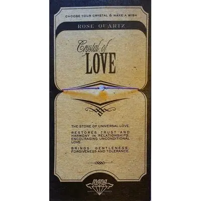 Mana Rosequartz/love - 5pcs (MANAENGC08) Unisex JEWELRY