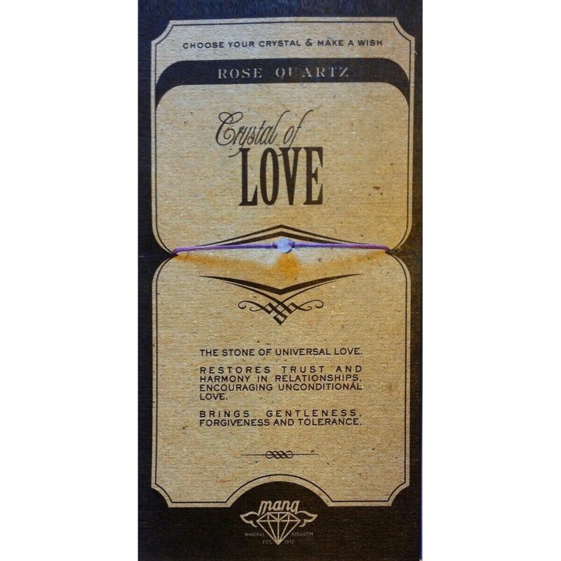 Mana Rosequartz/love - 5pcs (MANAENGC08) Unisex JEWELRY