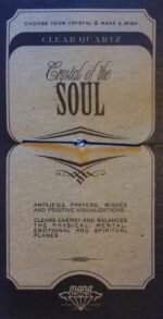Mana Clearquartz/soul - 5pcs (MANAENGC11)  JEWELRY