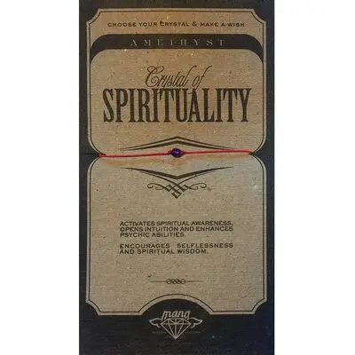 Mana Amethist/spirituality - 5pcs (MANAENGC12) Unisex JEWELRY