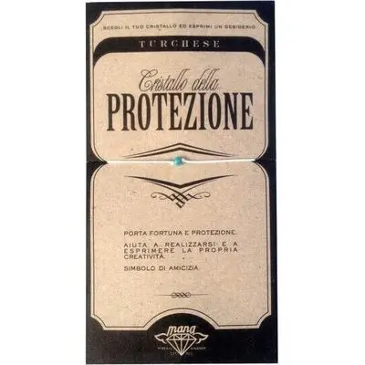 Mana Turchese/protezione - 5pcs (MANAITAC02) Unisex JEWELRY