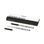 Montblanc Mistery Black - Ballpoint Pen Refills - Medium - 2 Pcs (MB128211)  FASHION ACCESSORIES