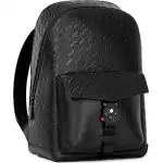 Montblanc Leather Montblanc Monogram Backpack With M Lock Buckle 4810 - 30x41x13 (MB130019) Unisex FASHION ACCESSORIES