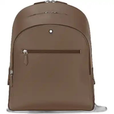 Montblanc Leather Sartorial Medium Backpack 3 Compartments - 33x40x13 (MB198125) Unisex FASHION ACCESSORIES