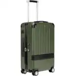 Montblanc Leather Cabin Compact Trolley - 35x55x21 (34 L) (MB198347) Unisex FASHION ACCESSORIES