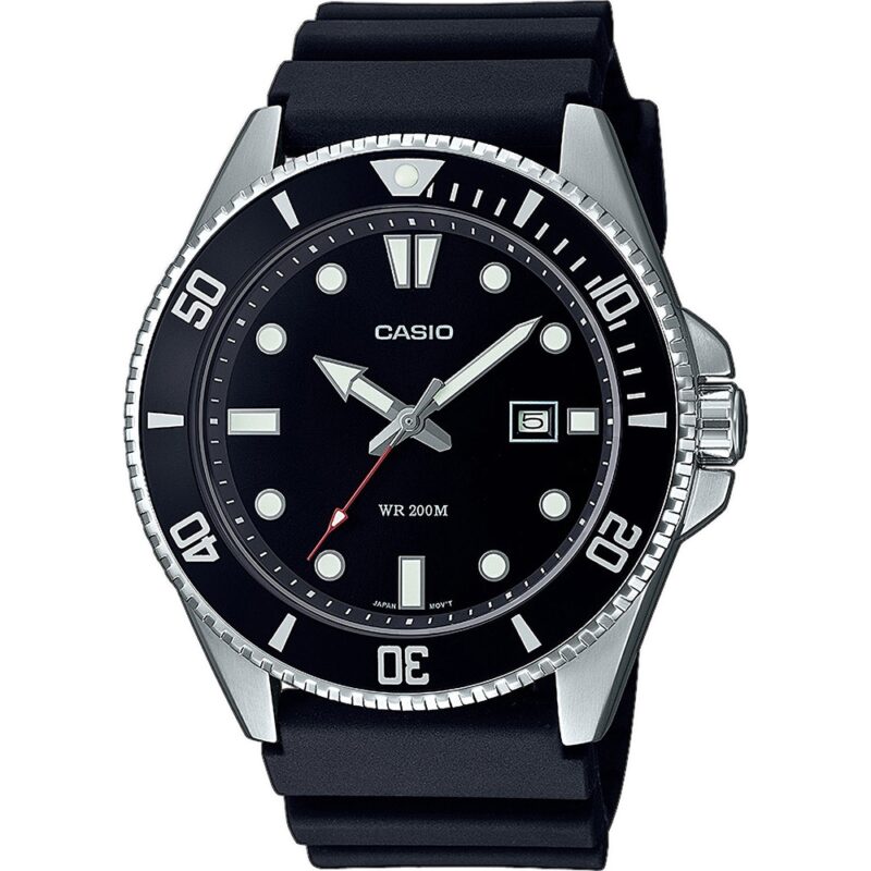 Casio Sport Diver 200m Black (MDV-107-1A1VEF) Men's Watch