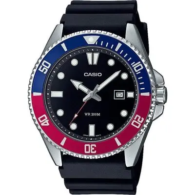 Casio Sport Diver Date 200m - Black (MDV-107-1A3VEF) Men WATCHES