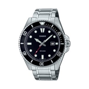 Casio Sport Diver Date 200m - Black (MDV-107D-1A1VEF) Men's Watch