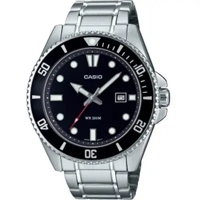 CASIO SPORT DIVER DATE 200M - BLACK (MDV-107D-1A1VEF) Men WATCHES