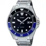 Casio Collection Diver Date 200m - Black (MDV-107D-1A2VDF) Men WATCHES
