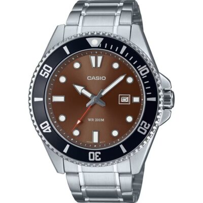 Casio Collection Diver Date 200m - Brown (MDV-107D-5AVDF) Men WATCHES