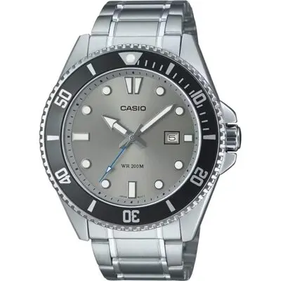 Casio Collection Diver Date 200m - Grey (MDV-107D-8AVDF) Men WATCHES