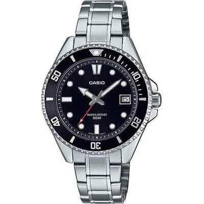 Casio Sport Diver Compact 50m - Black (MDV-10D-1A1VEF) Men WATCHES