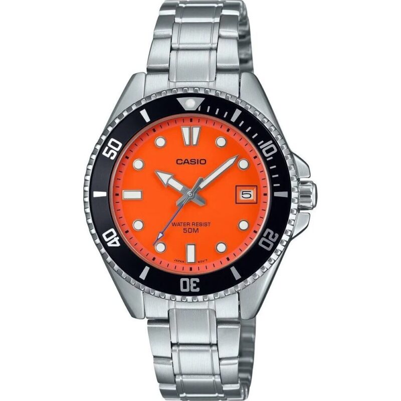 Casio Sport Diver Compact 50m - Orange (MDV-10D-4A1VDF) Men WATCHES