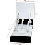5 Watches Display 1 Level 15x16.5 + 6 Plastic Stands Lacquered Wood - Made In Italy (MI1210) Unisex WATCHES