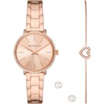 Michael Kors Pyper Special Pack (watch-bracelet-earrings) (MK1040) Women's Watch