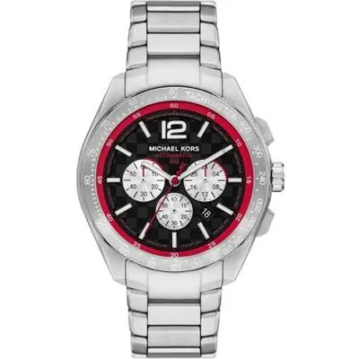 Michael Kors Oversized Accelerator 2.0 Chronograph Stainless Steel Black Dial Quartz MK9176 Men's Watch