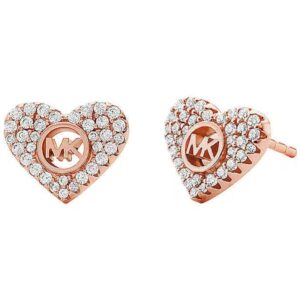 Michael Kors Premium Silver Collection Heart Stud (MKC1527AN791) Women's JEWELRY