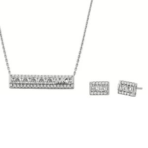 Michael Kors Premium Silver Collection Mkc1688set - Special Pack + Earrings (MKC1688SET) Women's JEWELRY