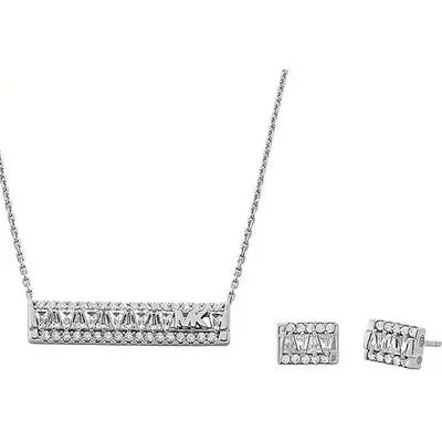 Michael Kors Premium Silver Collection Mkc1688set - Special Pack + Earrings (MKC1688SET) Women JEWELRY