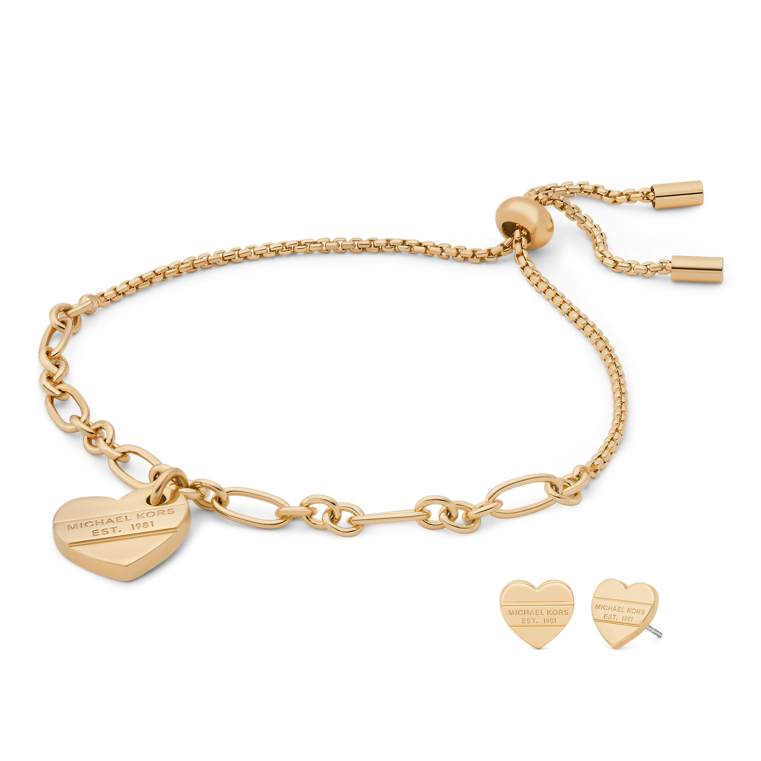 Michael Kors Jewels Women's special pack Bracelet + Earrings (mkj8371set)