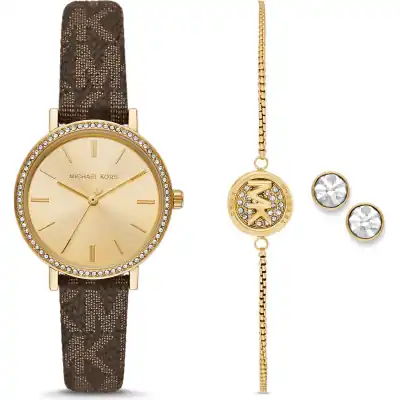 Michael Kors Women's Jewellery Set - watch, Bracelet & Earrings (mko9001set) - addyson Collection