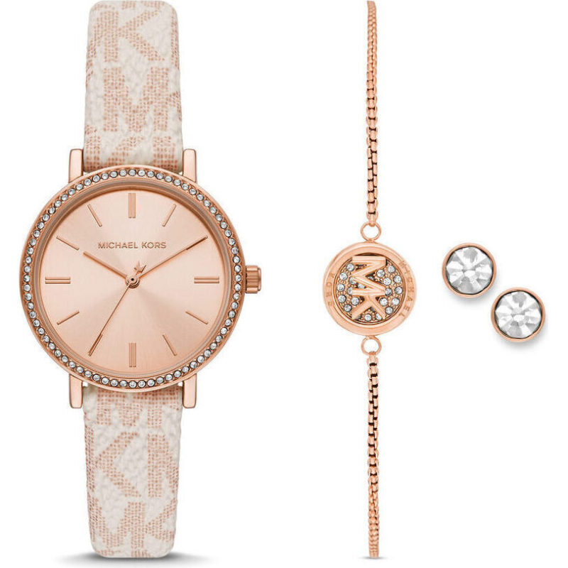 Michael Kors Women's Jewellery Set - watch, Bracelet & Earrings (mko9002set) - addyson Collection