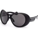 Moncler Sunglasses Black Oval ***special Price*** (ML0148 6402A) Unisex EYEWEAR