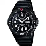 Casio Quartz Analog 100M Black Resin Strap MRW-200H-1BVDF MRW200H-1BVDF Men's Watch