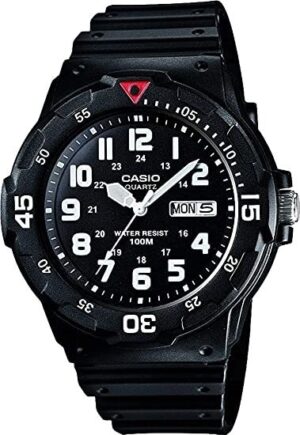 Casio Sport Diver 100m - Black (MRW-200H-1BVDF) Men's Watch