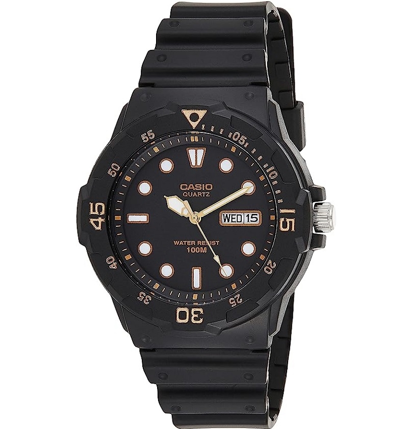 Casio Sport Diver 100m - Black (MRW-200H-1E) Men's Watch