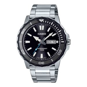 Casio Sport Diver 100m - Black (MTD-125D-1A3VDF) Men's Watch