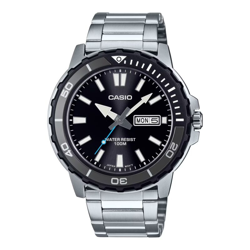 Casio Sport Diver 100m - Black (MTD-125D-1A3VDF) Men's Watch